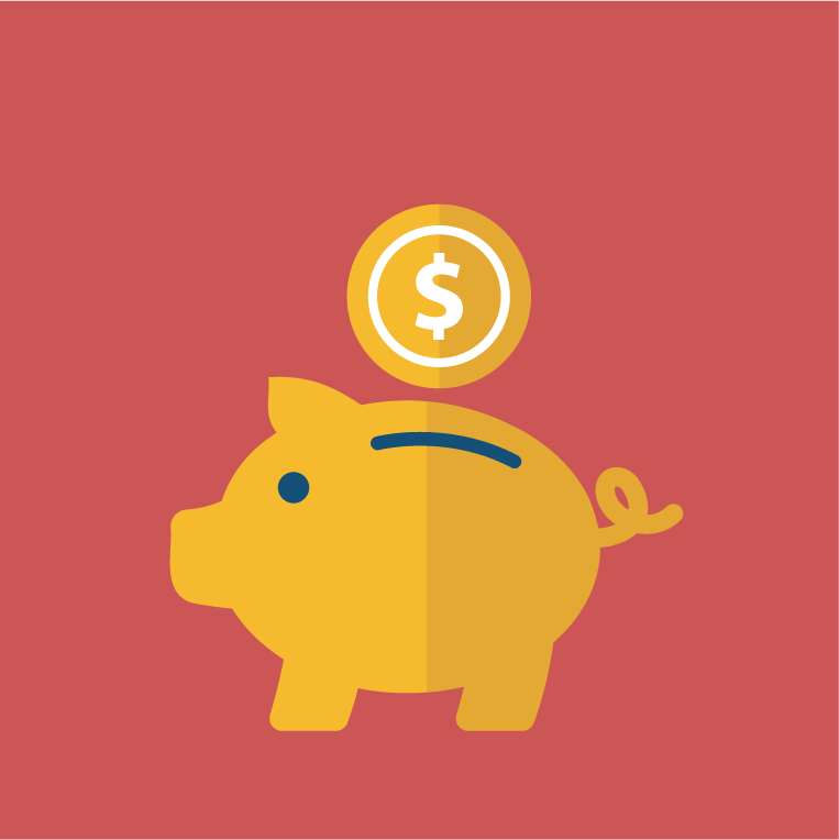 online shopping icons collection for budgeting and saving money in modern platforms