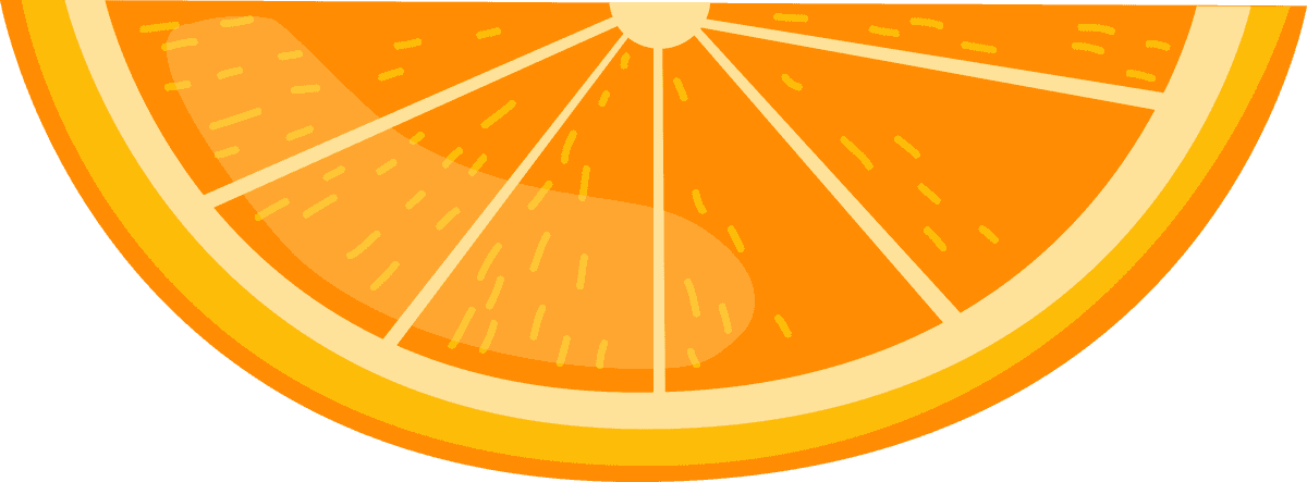 orange orange fruit icon kit for fresh beverage and healthy snack applications