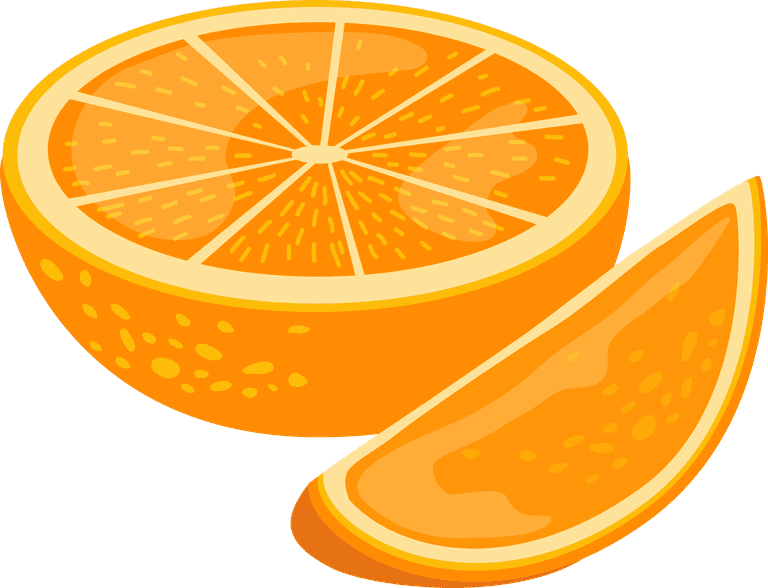 orange orange fruit icon kit for fresh and vibrant designs in digital and print projects