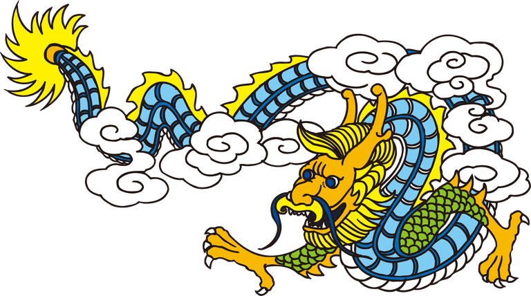 oriental dragon chinese classical dragon of the five