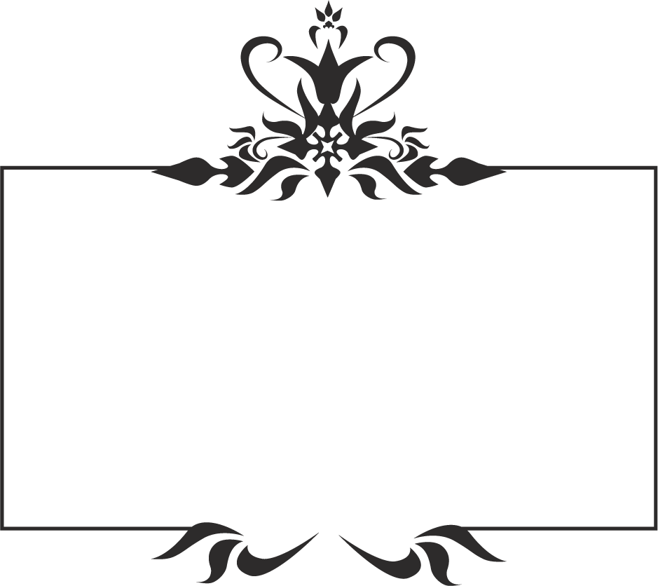 ornamental design corners set for elegant framing and sophisticated presentation options