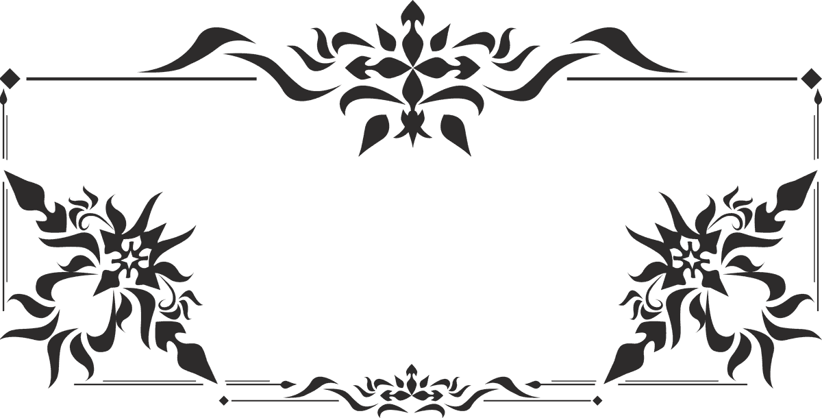 ornamental design corners set for elegant invitations and creative projects