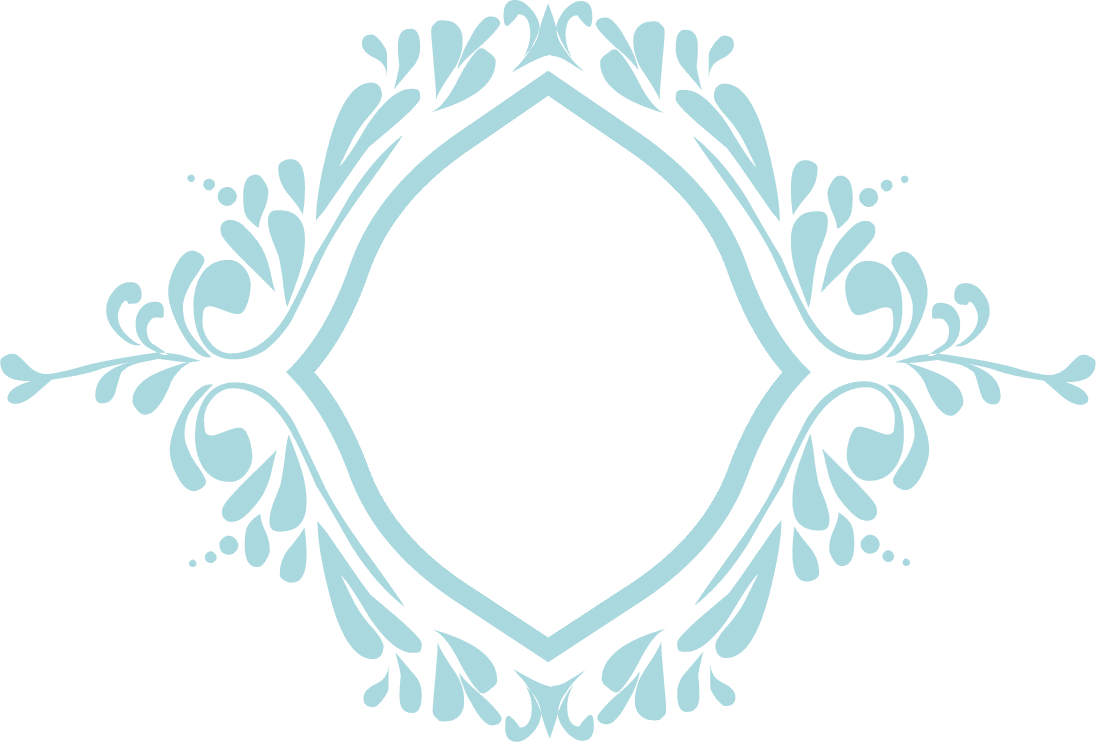ornamental frame frame with a white background