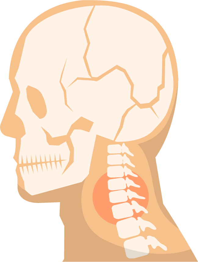 orthopedics color icons set