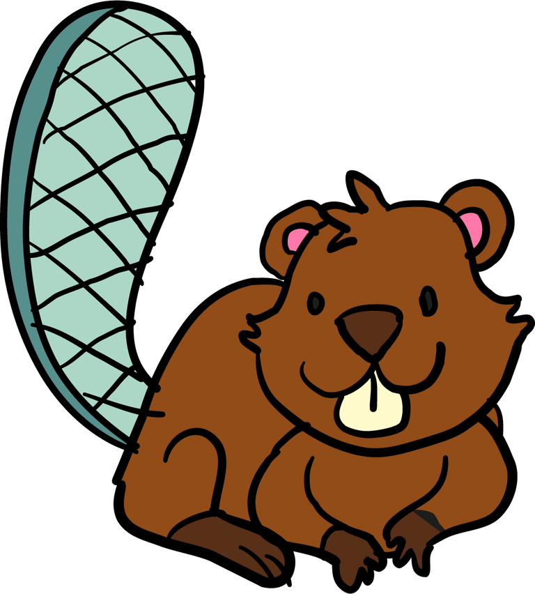 otter collection hand drawn forest animals