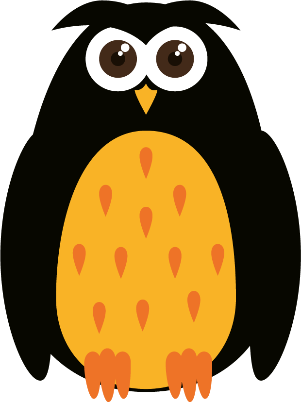 owl happy halloween decoration set for festive autumn celebrations and themed parties