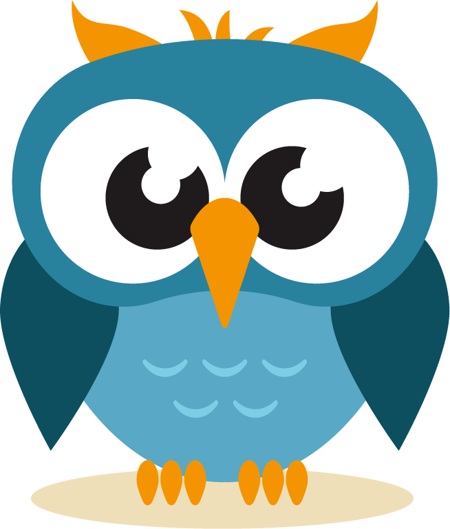 pack funny owls flat illustrations for playful educational materials and decor