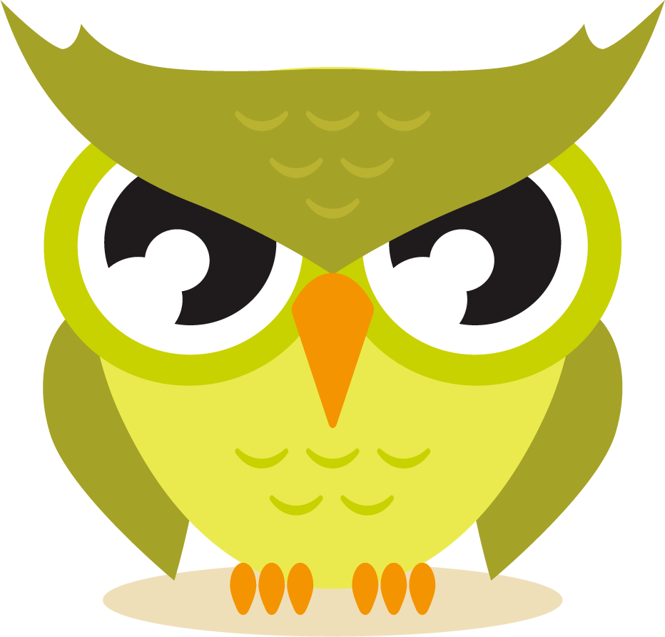 pack funny owls flat illustrations for playful branding and cheerful designs