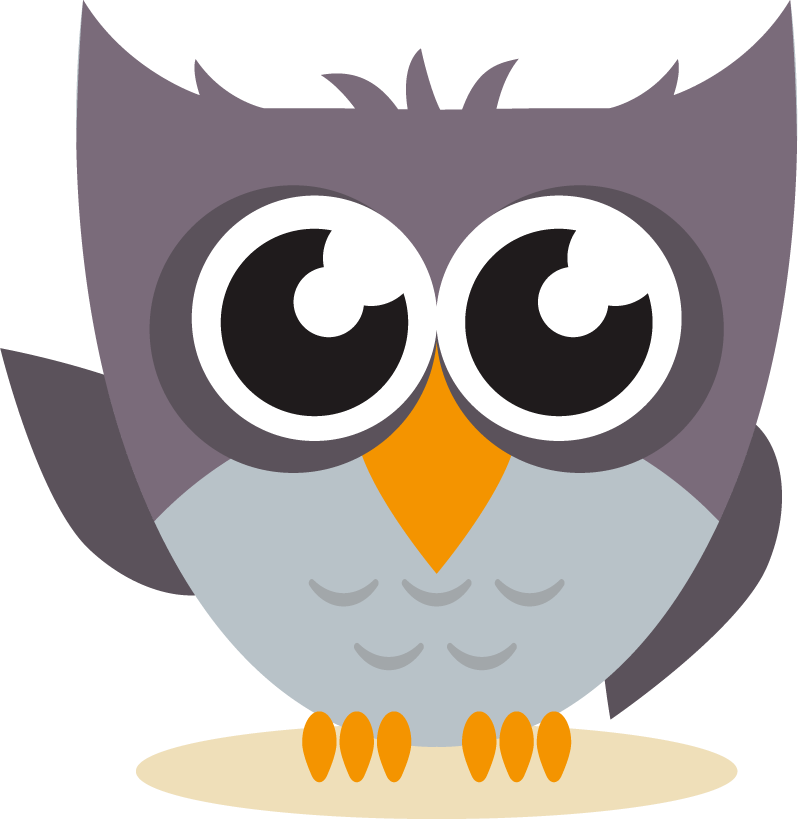 pack funny owls flat illustrations for playful designs and creative projects