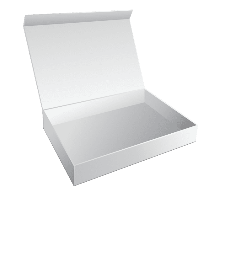 blank packaging blank box without label