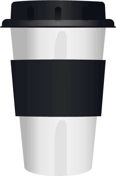 paper cup package icons shiny modern plain decor sketch