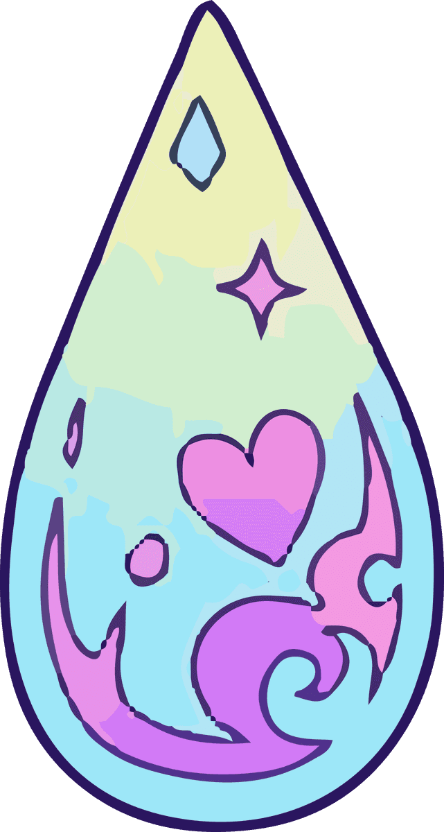 pastel galaxy sticker vector