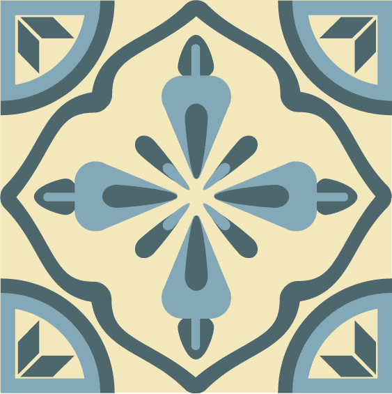 pattern design elements petals sketch flat symmetrical design