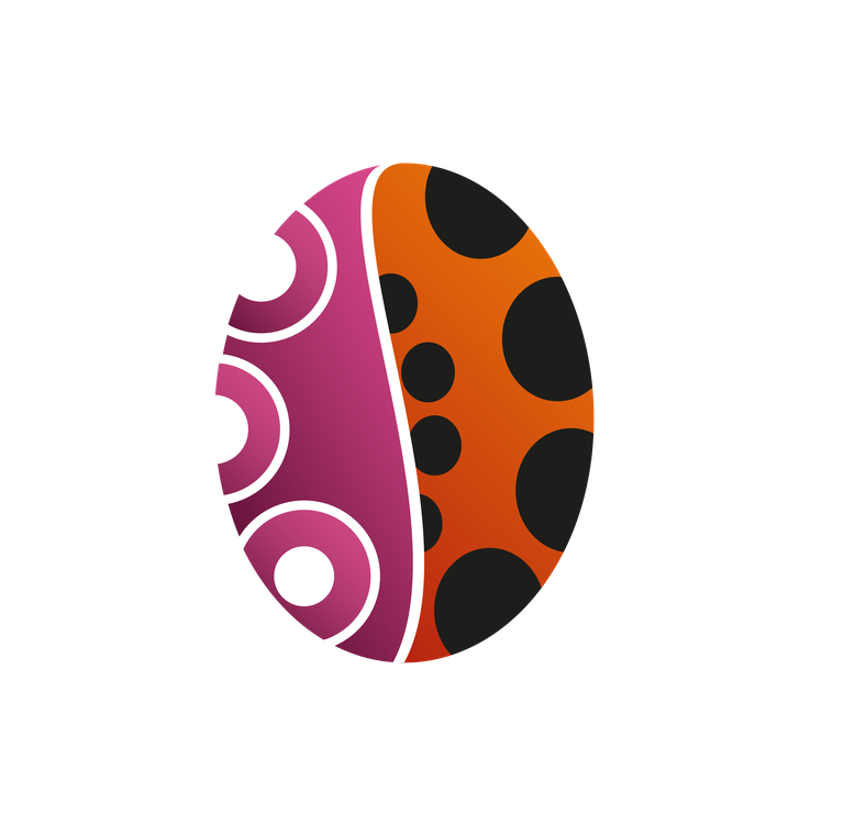 patterned eggs freeeaster vectors