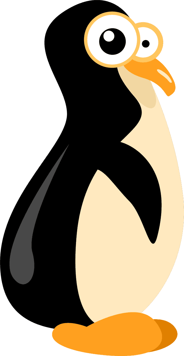 cute cartoon animals penguin character for fun and creative projects