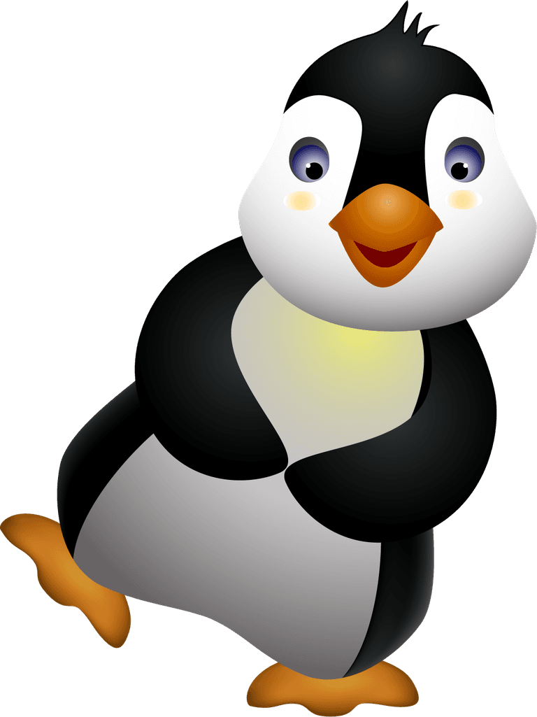 funny penguins elements vector for playful themes in children’s illustrations and educational materials