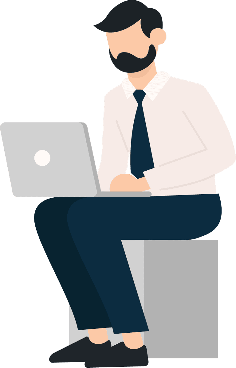 people doing different actions while working remotely in a modern office environment