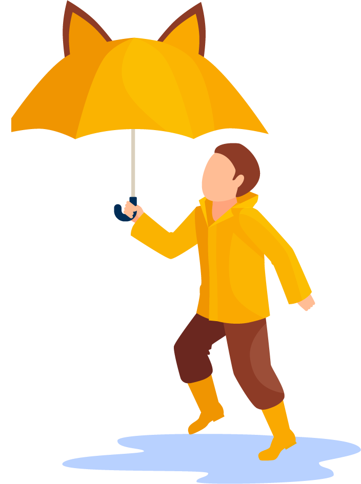 people with umbrellas collection showcasing fun and colorful styles for various occasions