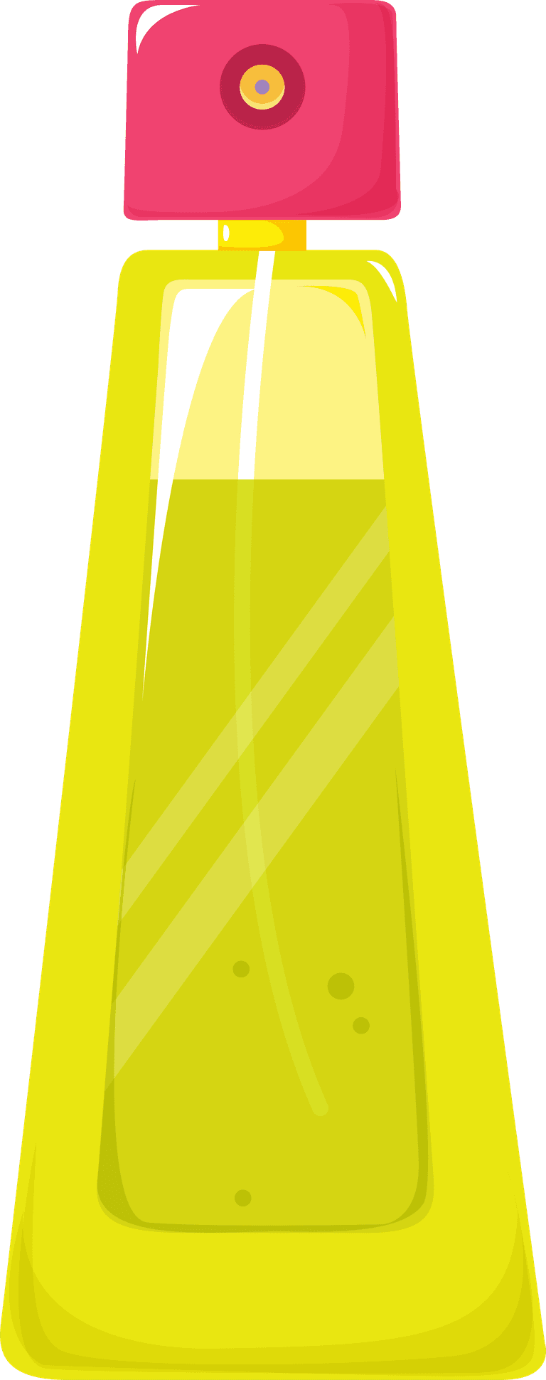 colorful perfume bottles with perfume liquid