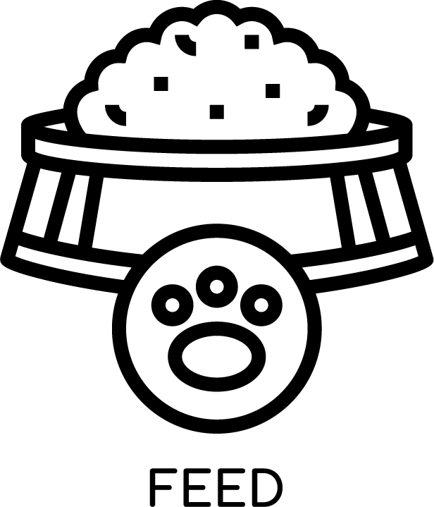 pet shop thin line and pixel perfect icons