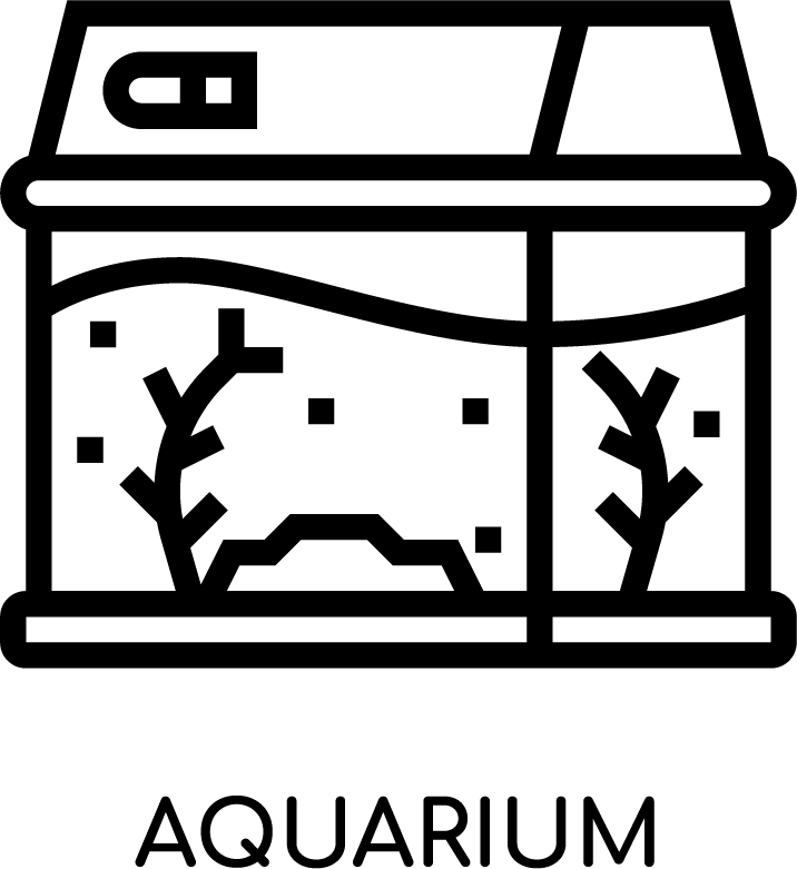 pet shop thin line and pixel perfect icons