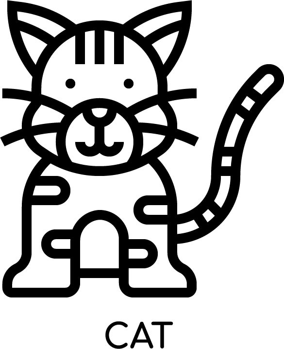pet shop thin line and pixel perfect icons