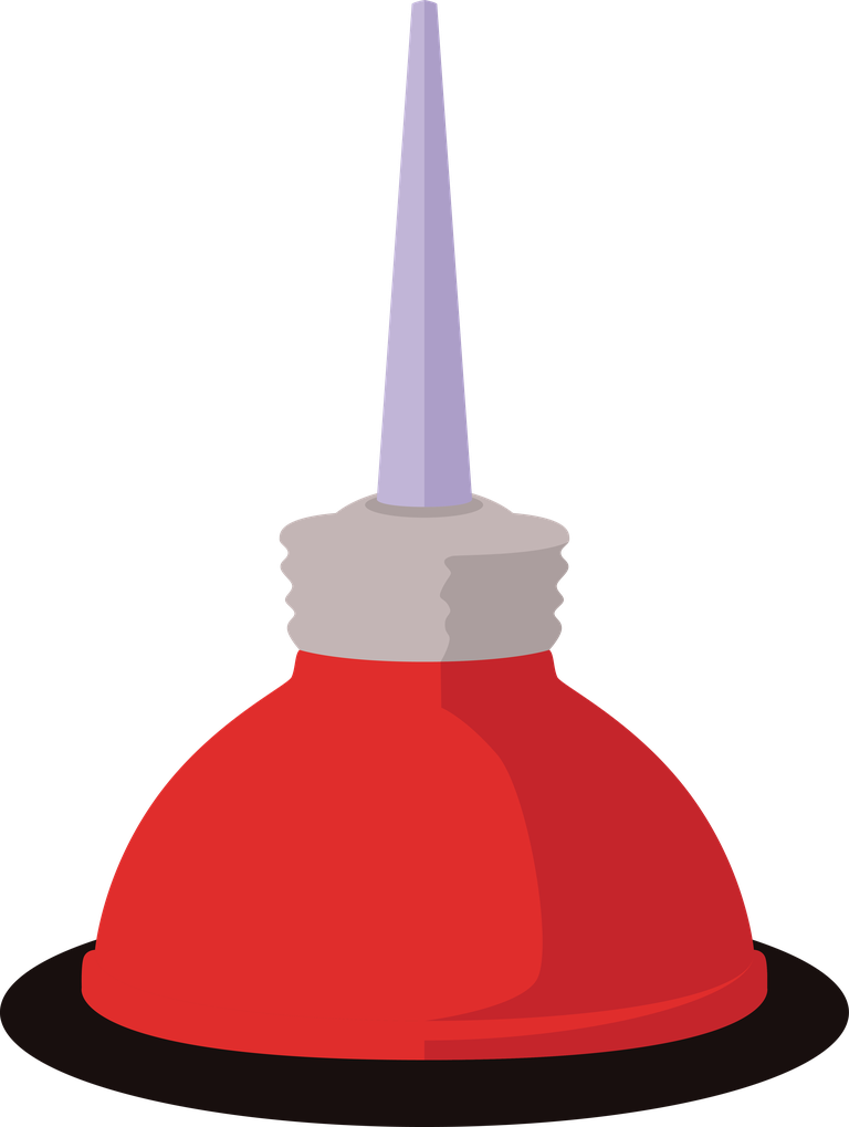 Petroleum illustration of red oil can