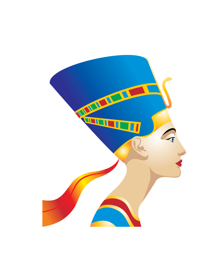 pharaoh colorful threedimensional small icon vector