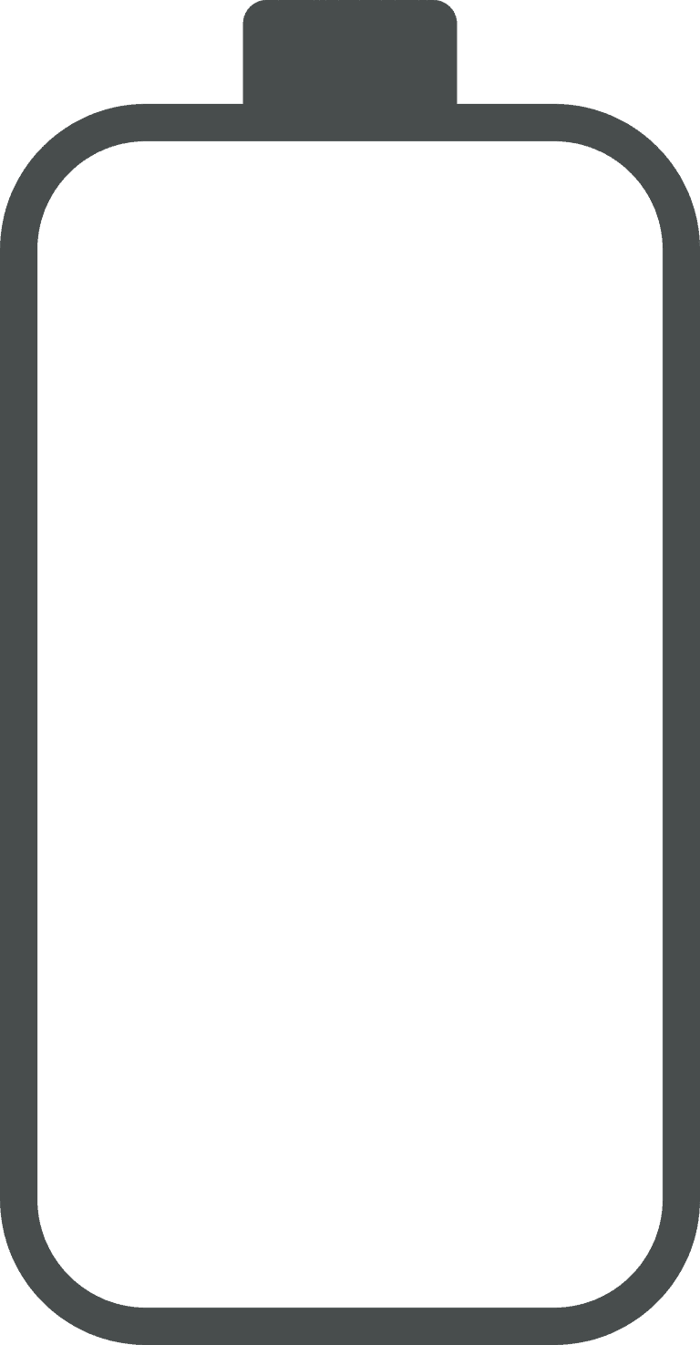 phone battery charge status flat symbols