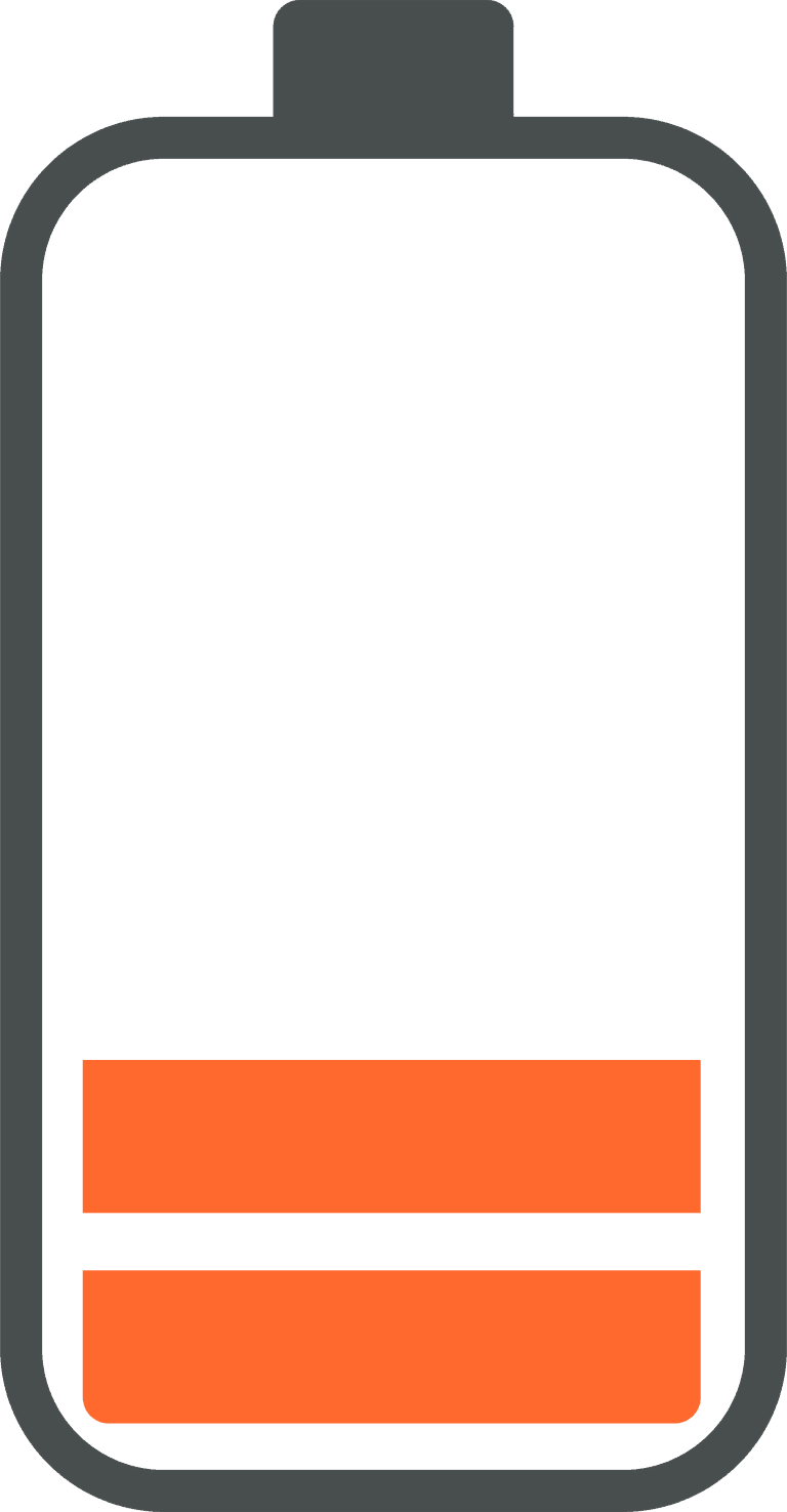 phone battery charge status flat symbols
