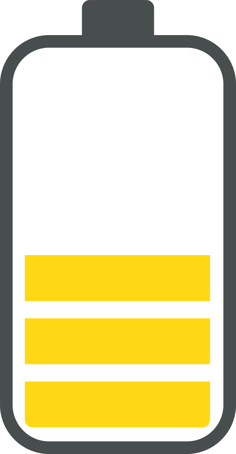 phone battery charge status flat symbols