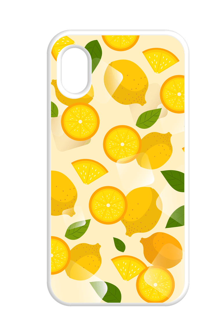 phone case templates guava lemon pattern decor