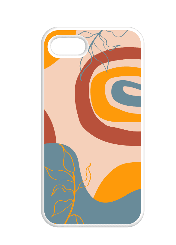 phone case templates retro abstract nature elements pattern