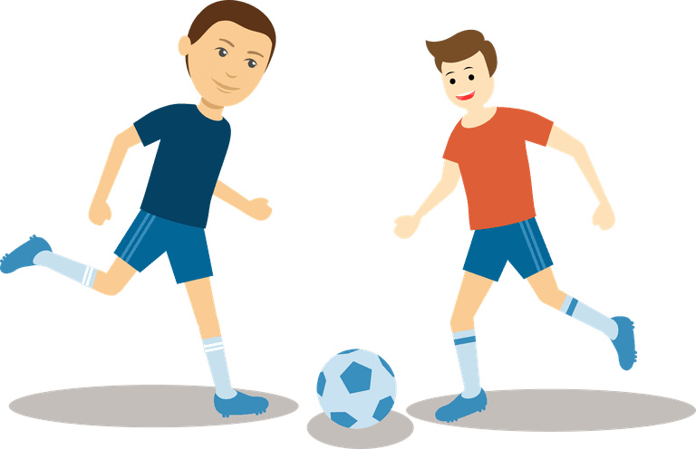physical activities illustration with outdoor sports