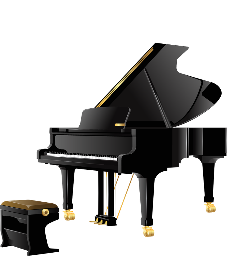 piano various womens haircut vector showcasing elegant styles for modern musicians