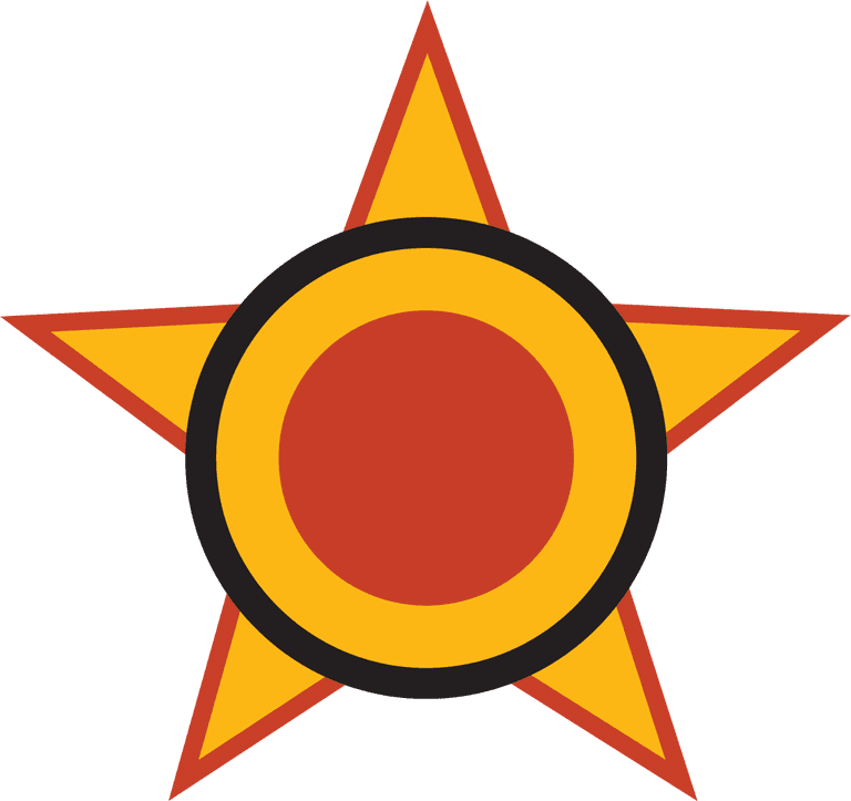 pilot badge nostalgic flight badge with vibrant star and circular accents