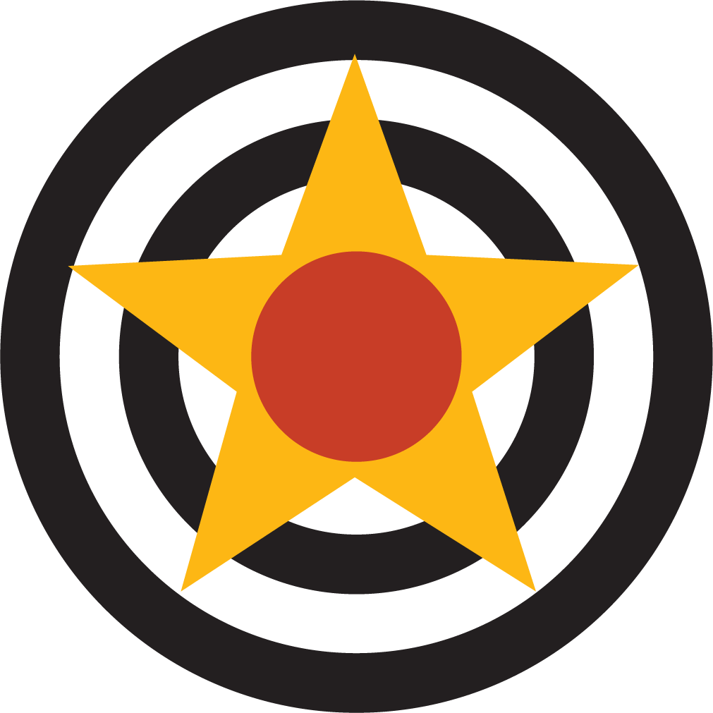 pilot badge nostalgic flight badge featuring a classic star design with vibrant colors