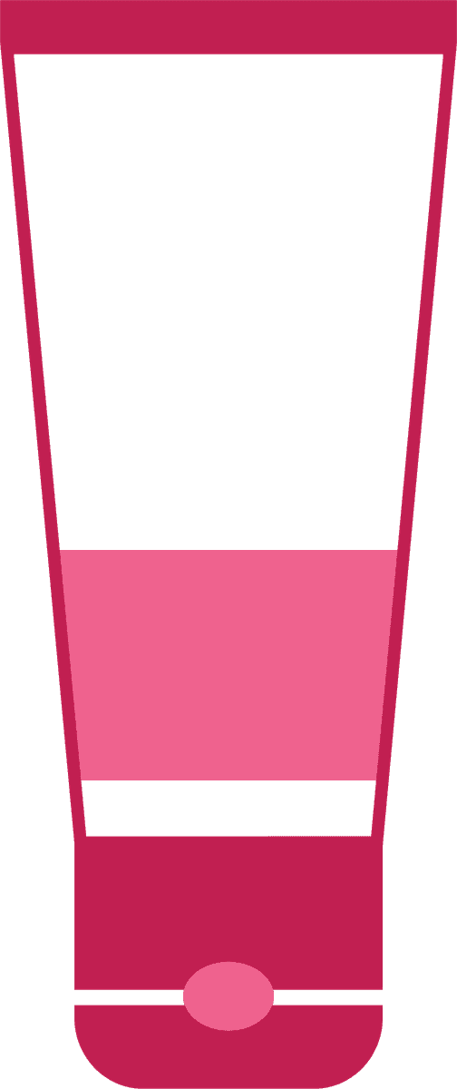 pink make up icon for stylish beauty applications and feminine branding solutions