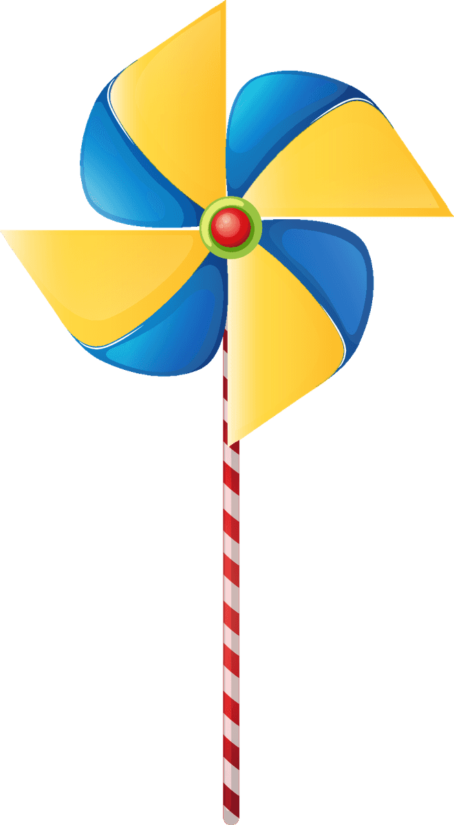 colorful pinwheel set children toy for outdoor fun and sensory play activities