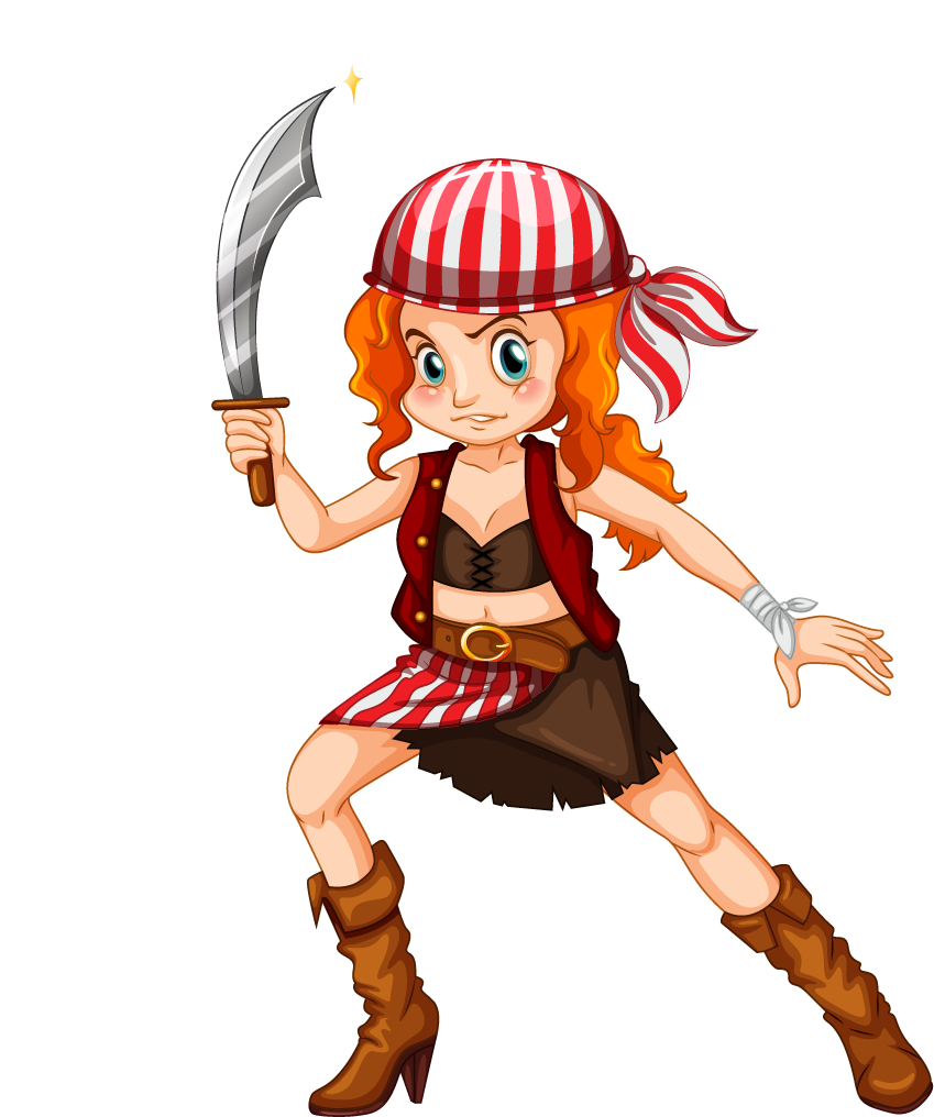 pirate cartoon pirate vectors set featuring adventurous characters for playful projects and designs