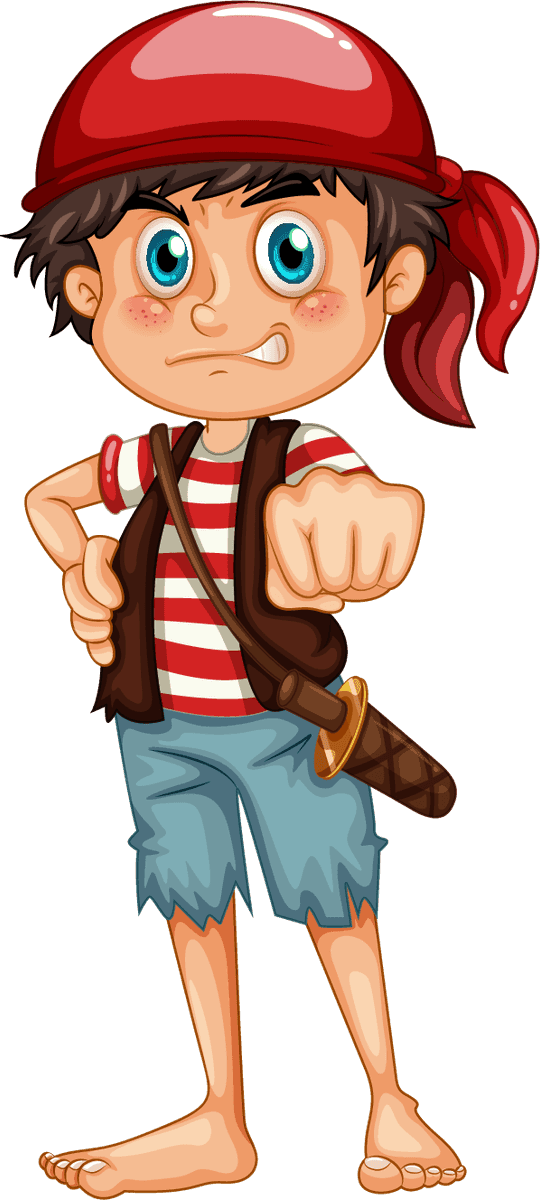 playful cartoon pirate vectors set for fun illustrations and adventures