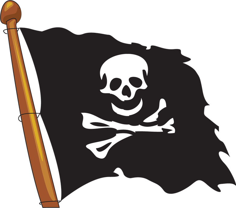 pirate flag pirate treasure series vector