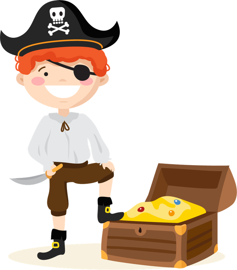 playful pirates set fairytale characters full of adventure and treasure for storytelling