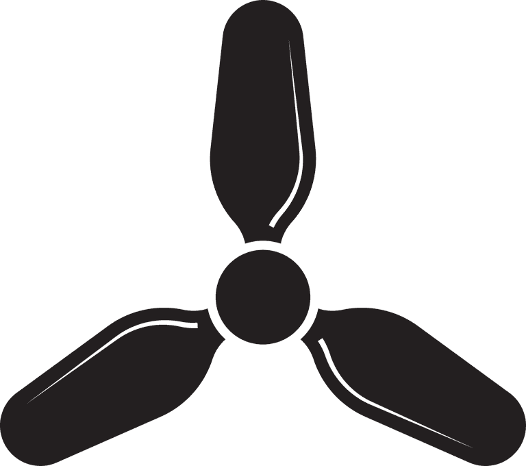 plane propellers motion symbols jet aviation powerful icons