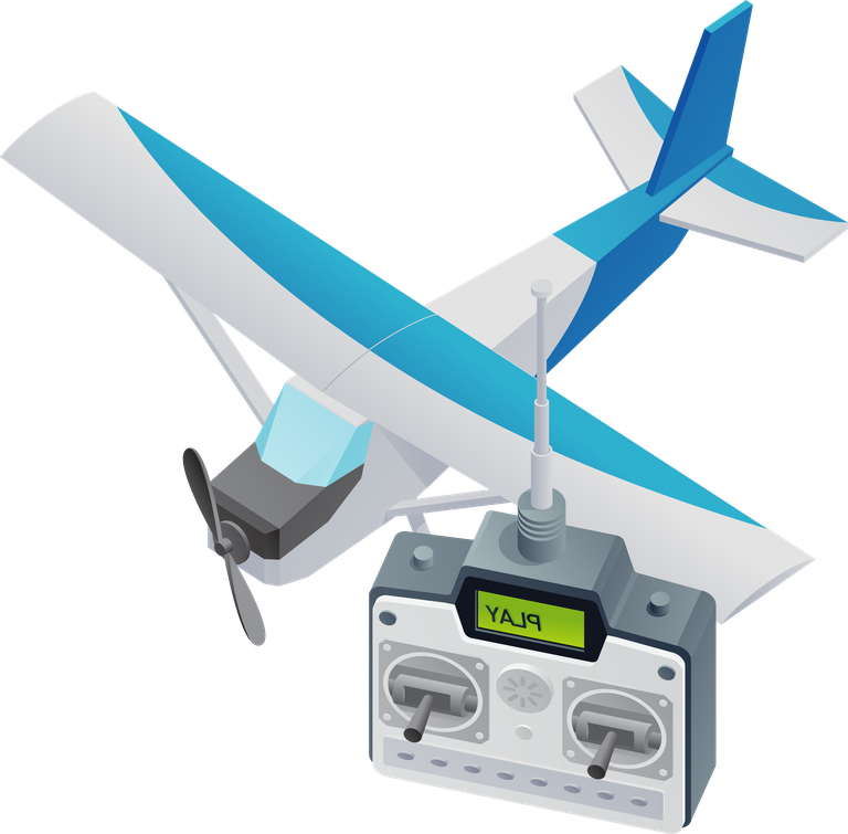plane the second children toys vector
