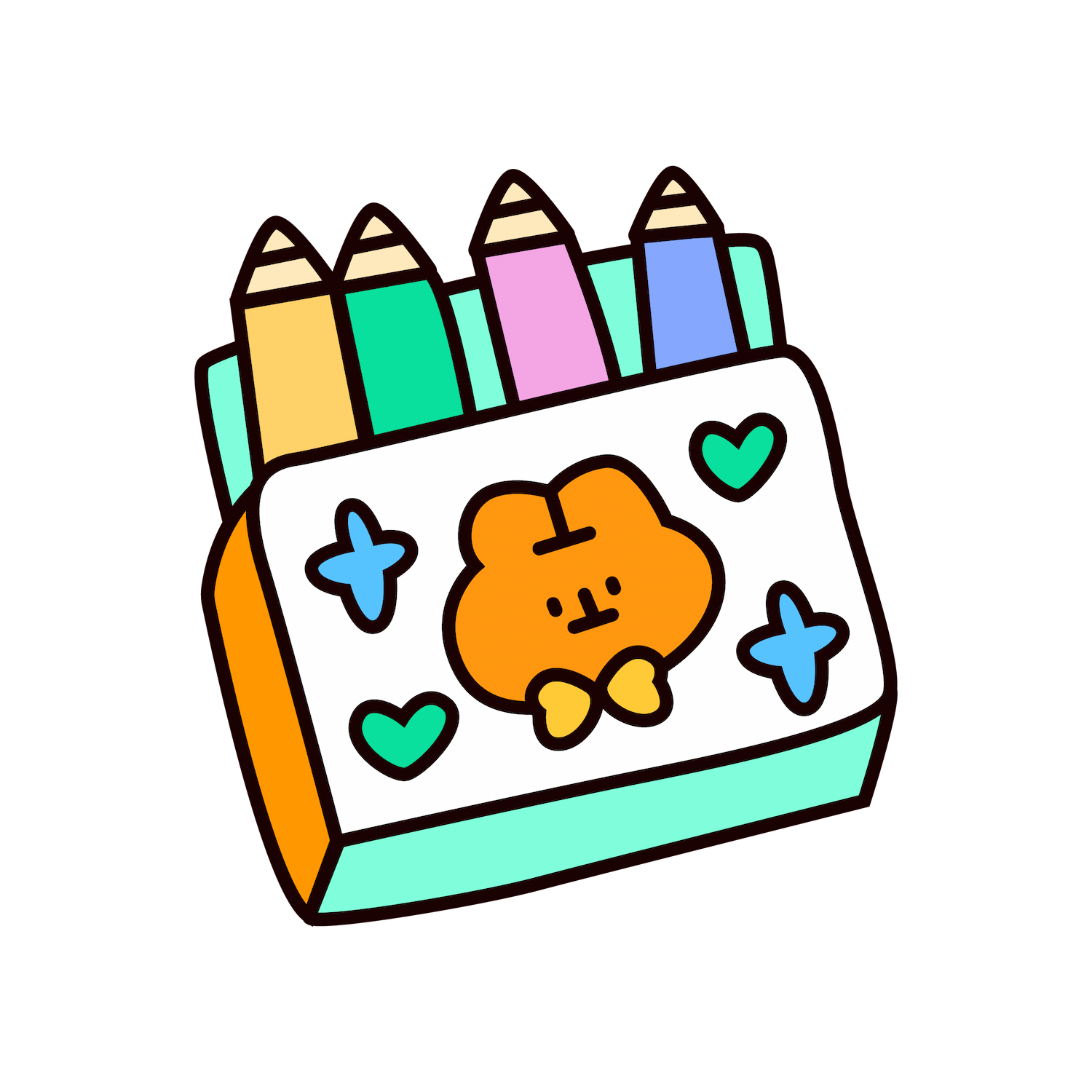 playfulcute-box-of-pencils-sticker-design-126685