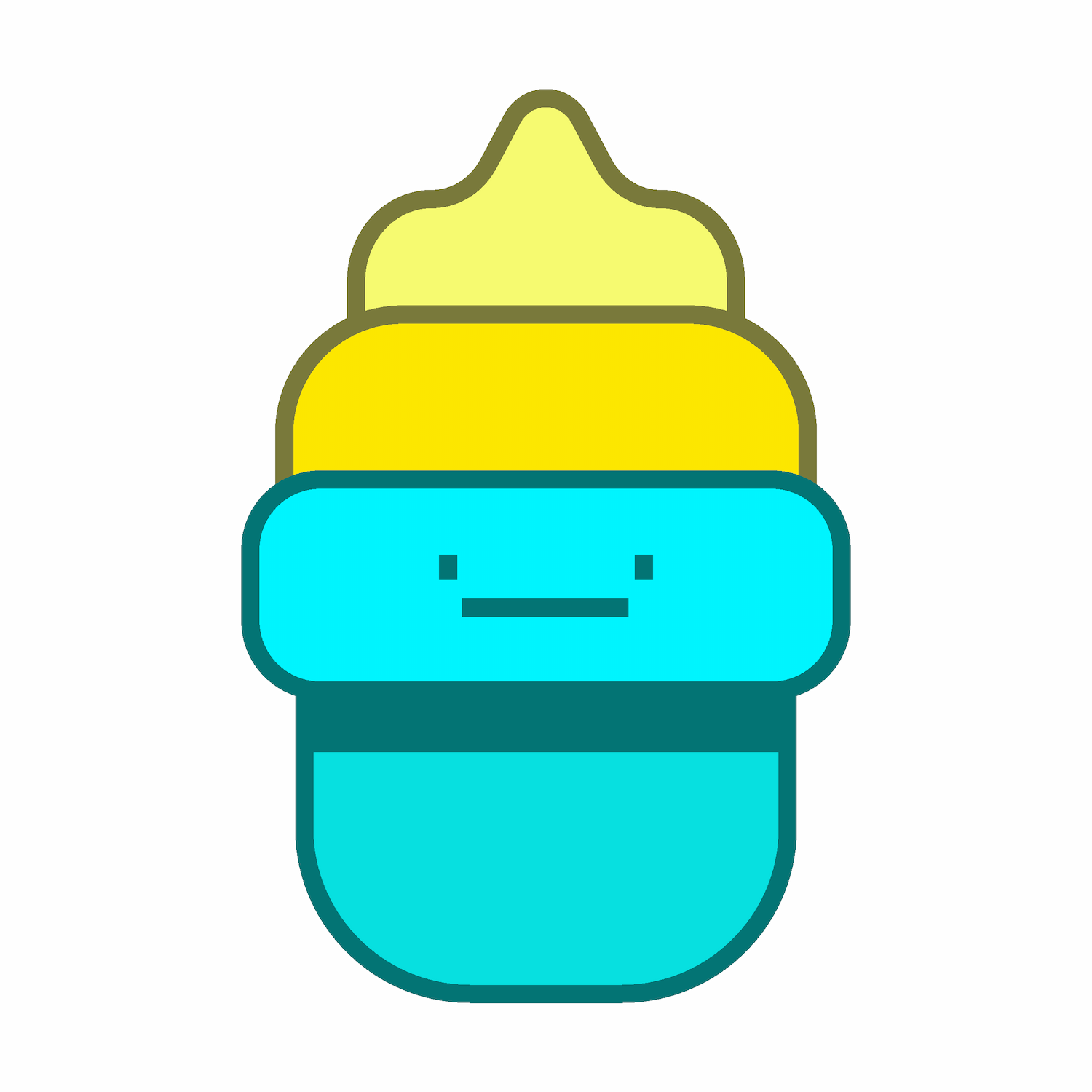 playful ice cream icon summer food