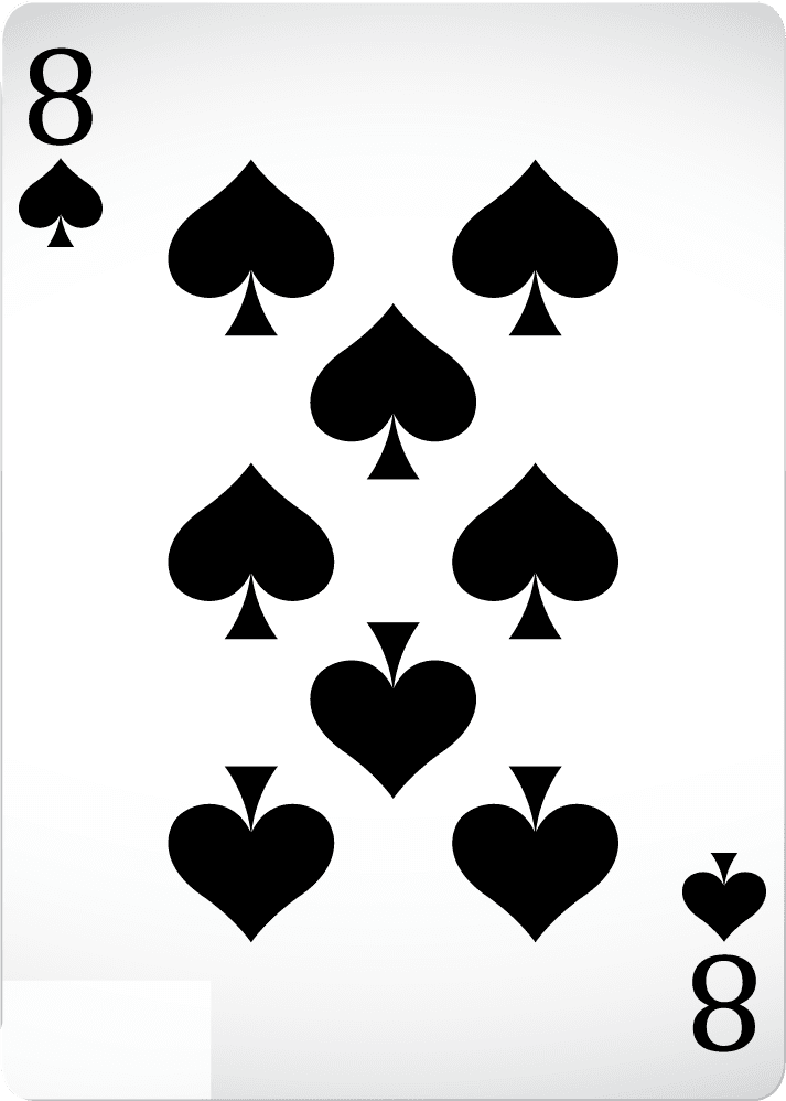 poker cards with front back showing classic spade patterns for gaming and decoration