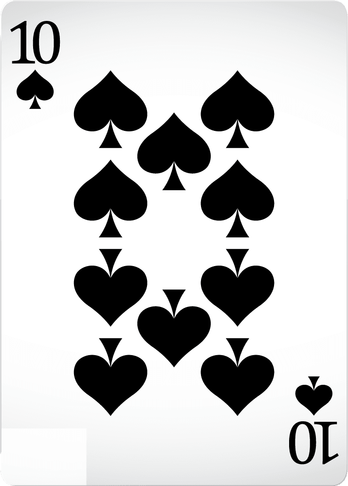 poker cards with front back showcasing classic spade design for games and entertainment