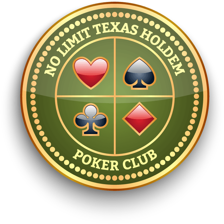 poker glossy labels set